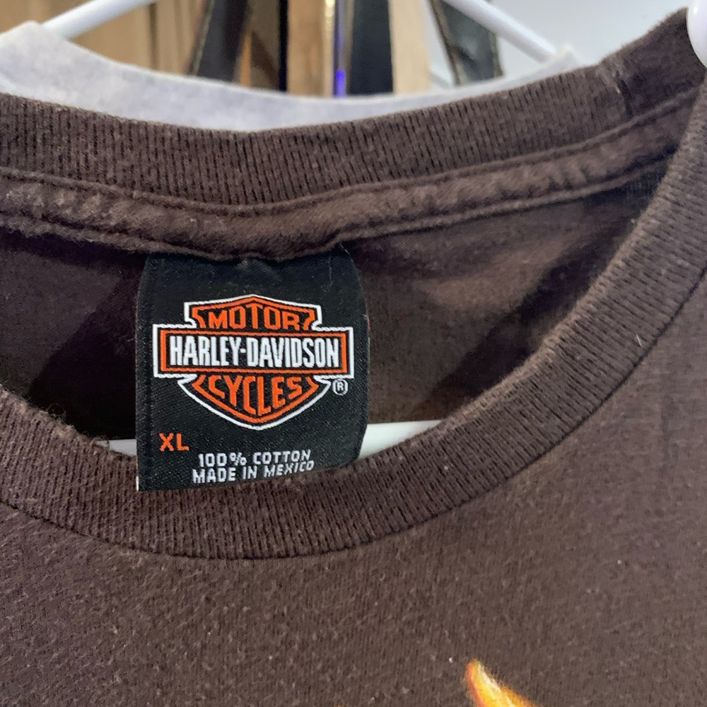 Harley-Davidson Men's Dark Brown Tee